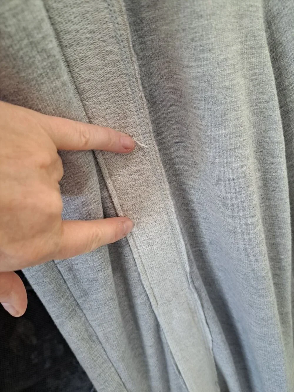 Free People Embers Wide-Leg Pants Heather Gray Women's XS Oversized Athleisure - Picture 5 of 12